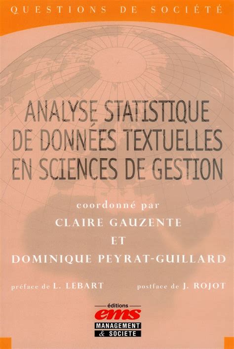 Analyse statistique des données textuelles en sciences de gestion